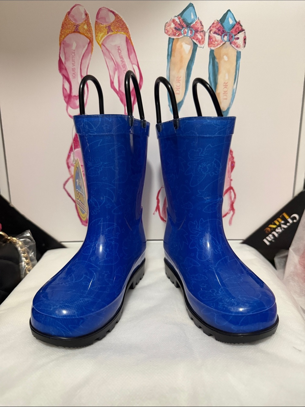 Kids Waterproof Rain Boots - Blue